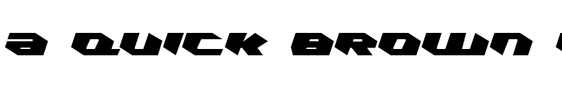 Preview of Kubrick Condensed Leftalic Condensed Leftalic font