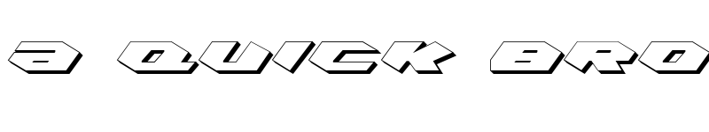 Preview of Kubrick Shadow Regular font