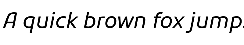 Preview of Kufam Italic font