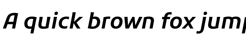 Preview of Kufam SemiBold Italic font