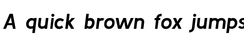 Preview of Kulim Park Bold Italic font