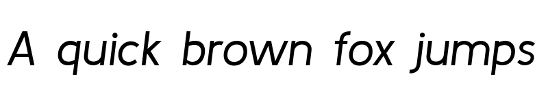 Preview of Kulim Park Italic font