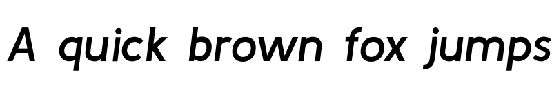 Preview of Kulim Park SemiBold Italic font