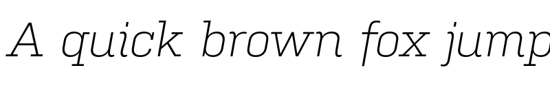 Preview of Kulturista TRIAL Light Italic font