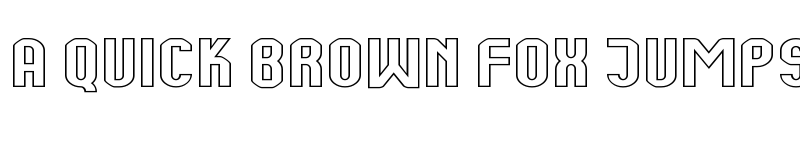 Preview of Kumba Outline Expanded font