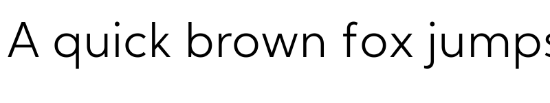 Preview of Kumbh Sans Light font