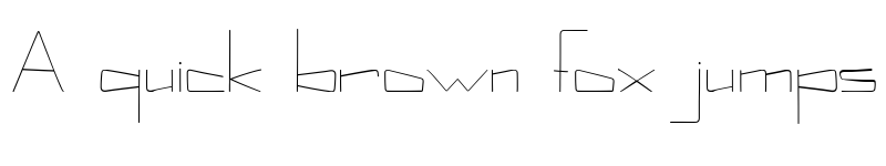 Preview of Kuppel Condensed Thin font