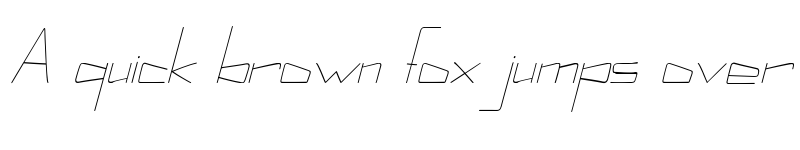 Preview of Kuppel Ultra-condensed Thin Italic font