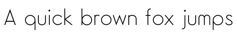 Preview of Kyok Light font