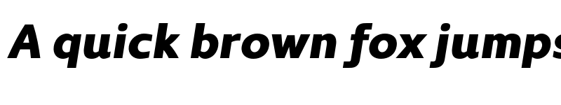 Preview of Kyrial Display Pro Black Italic font