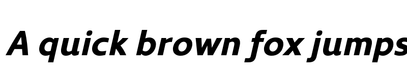 Preview of Kyrial Display Pro Bold Italic font