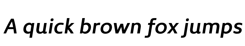 Preview of Kyrial Display Pro SemiBold Italic font