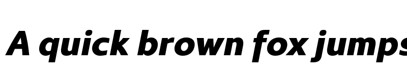 Preview of Kyrial Sans Pro Black Italic font