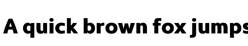 Preview of Kyrial Sans Pro Black font