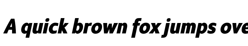 Preview of Kyrial Sans Pro Cond Black Italic font