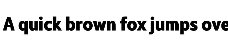 Preview of Kyrial Sans Pro Cond Black font