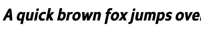 Preview of Kyrial Sans Pro Cond Bold Italic font