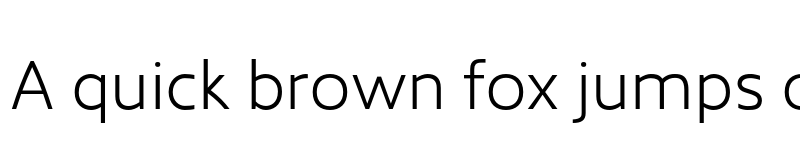 Preview of Kyrial Sans Pro Light font