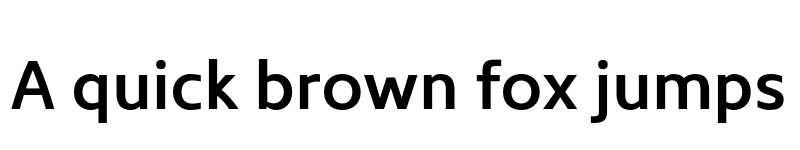 Preview of Kyrial Sans Pro SemiBold font