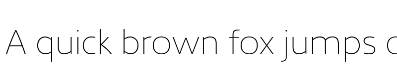 Preview of Kyrial Sans Pro Ultra Light font