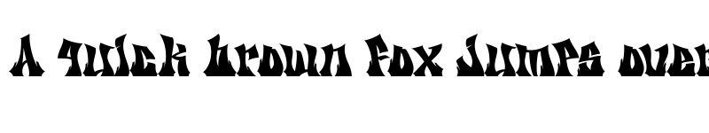 Preview of KZ GRAVItY Regular font