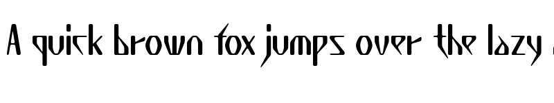 Preview of KZ WEDNESDAY ALP font