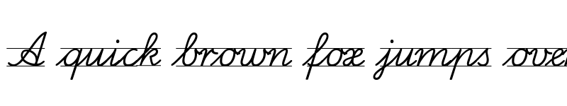 Preview of LA El 2 Normal font