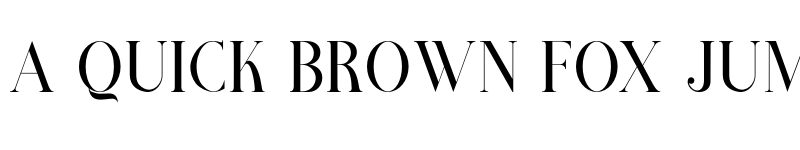 Preview of La Femina Regular font