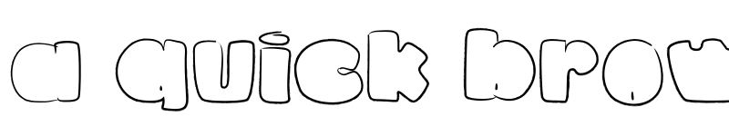 Preview of La petite puce Regular font