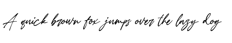 Preview of La Petite Robe Regular font