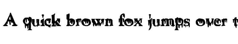 Preview of La Sangrienta Caslon Regular font
