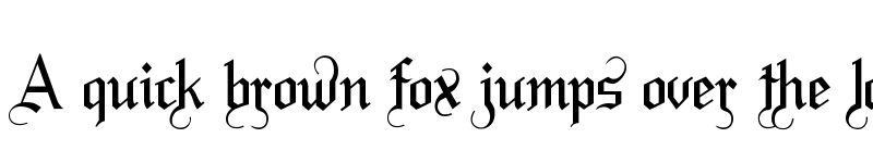 Preview of LaBrit Regular font