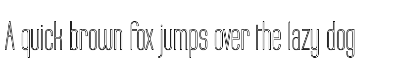 Preview of Labtop Outline Regular font