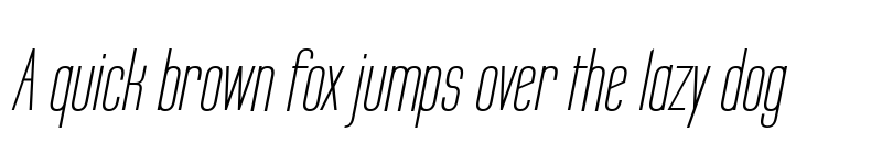 Preview of Labtop Secundo Italic font