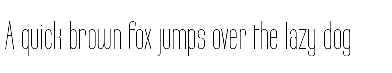 Preview of Labtop Thin Regular font