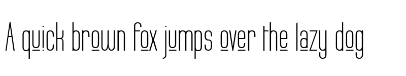 Preview of Labtop Upper Regular font