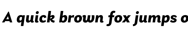 Preview of Laca Bold Italic font