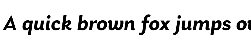 Preview of Laca SemiBold Italic font