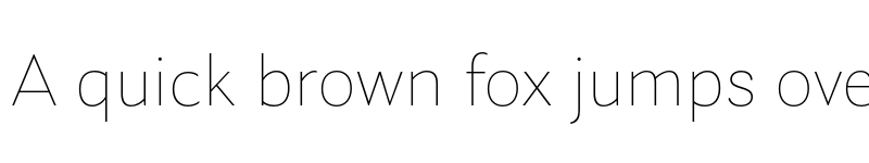 Preview of Laca Text ExtraLight font