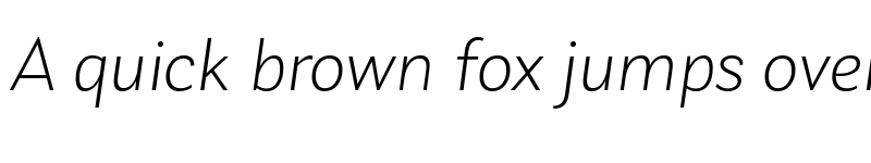 Preview of Laca Text Light Italic font