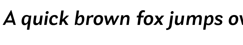 Preview of Laca Text Medium Italic font