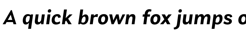 Preview of Laca Text SemiBold Italic font