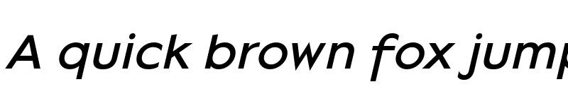 Preview of Lack Italic font