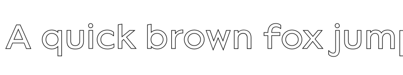 Preview of Lack Line Regular font