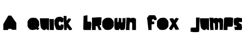 Preview of Lack-of-luck Regular font