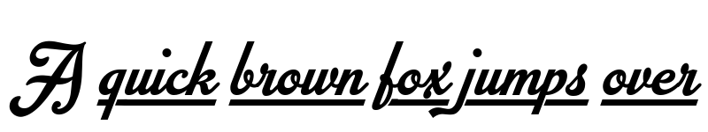 Preview of Lacosta Line PERSONAL USE ONLY Regular font