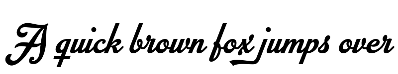 Preview of Lacosta PERSONAL USE ONLY Regular font