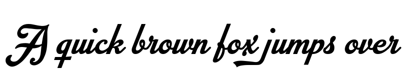 Preview of Lacosta Regular font