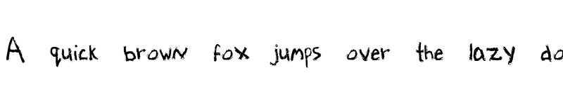 Preview of Lactose Intolerant Regular font