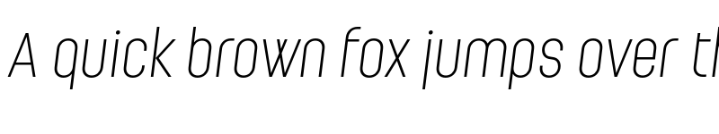 Preview of Ladislav Light Italic font